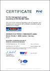 TIC ISO-Certificate 2007